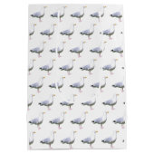 Sac Cadeau Moyen Seagull Standing Blanc (Dos)