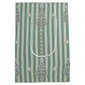 Sac Cadeau Moyen Seaoam Striped Crystal Trees (Dos)