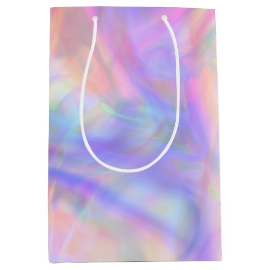 Sac Cadeau Moyen seconde vue - holo pastel : (Devant)