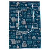 Sac Cadeau Moyen Seinfeld | Motif de mème (Dos)