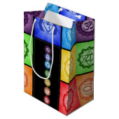 Sac Cadeau Moyen Sept chakras (Devant Angle)