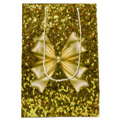 Sac Cadeau Moyen Séquences d'or avec fond (Dos)