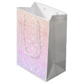 Sac Cadeau Moyen Série de motifs mandala Soft Pink Dream (Dos Angle)