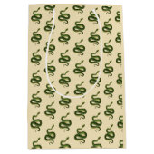 Sac Cadeau Moyen Serpent Vert (Devant)