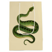 Sac Cadeau Moyen Serpent Vert (Dos)