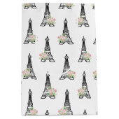 Sac Cadeau Moyen Shabby Chic Paris (Devant)