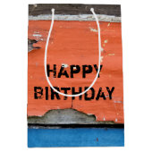 Sac Cadeau Moyen Shabby Chic Wood (Devant)