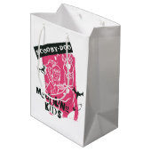 Sac Cadeau Moyen Shaggy and Scooby Doo Meddling Kids Punk Outline (Dos Angle)