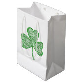 Sac Cadeau Moyen Shamrock (Devant Angle)