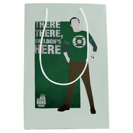 Sac Cadeau Moyen Sheldon est ici (Devant)