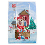 Sac Cadeau Moyen Shiba Inu Chien dans la neige Maison de Chien de N (Dos)