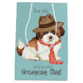 Sac Cadeau Moyen Shih Tzu Papa (Dos)