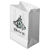 Sac Cadeau Moyen "Si le Tiara tient..." (Devant Angle)