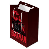 Sac Cadeau Moyen Signal Batman Crimson Bat (Devant Angle)