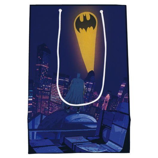 Sac Cadeau Moyen Signal de chaume sur Gotham (Dos)