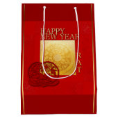 Sac Cadeau Moyen Signes Zodiac Papercut Chine Année 2020 MGB (Dos)