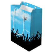 Sac Cadeau Moyen Silhouette avec ciel (Dos Angle)