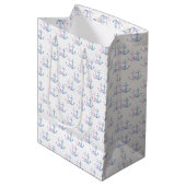 Sac Cadeau Moyen Simple duo d'Ancres ! (Devant Angle)