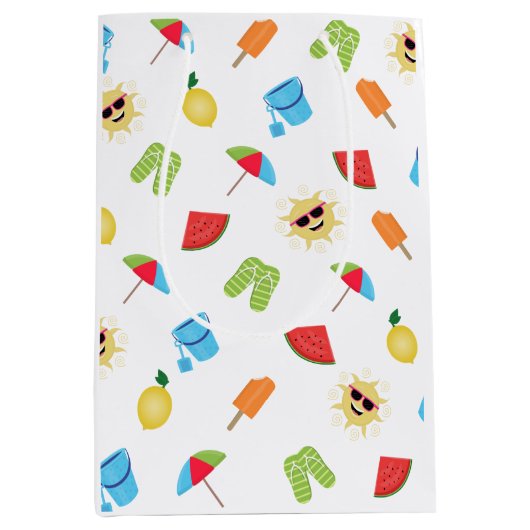 Sac Cadeau Moyen Simplement été (Devant)