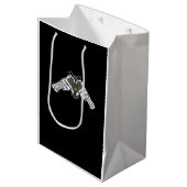 Sac Cadeau Moyen Skeleton Spider Heart (Devant Angle)