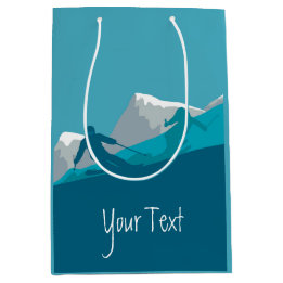 Sac Cadeau Moyen Ski alpin personnalisé