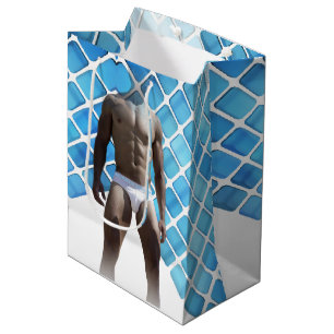 Sac Cadeau Moyen SlipperyJoe's Man underwear 6-pack chest abs male
