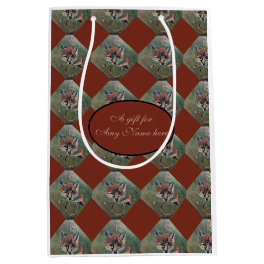 Sac Cadeau Moyen Sly M. Fox (Devant)