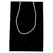 Sac Cadeau Moyen Snowberry+Eucalyptus Noël/Merci de vacances (Dos)