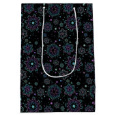 Sac Cadeau Moyen Snowflakes (Dos)