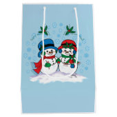 Sac Cadeau Moyen Snowman (Dos)