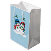 Sac Cadeau Moyen Snowman (Dos Angle)