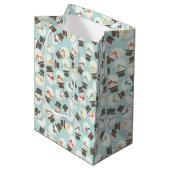 Sac Cadeau Moyen Snowman (Devant Angle)