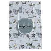 Sac Cadeau Moyen Soft Pastel Blue Boho Baby Bugs Enfants & Bébé (Dos)