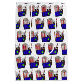 Sac Cadeau Moyen Soirée cinéma fête d'anniversaire   (Dos)