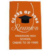 Sac Cadeau Moyen Soirée de réunion du lycée d'Orange (Devant)