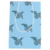 Sac Cadeau Moyen Soirée Dinosaure personnalisée (Dos)