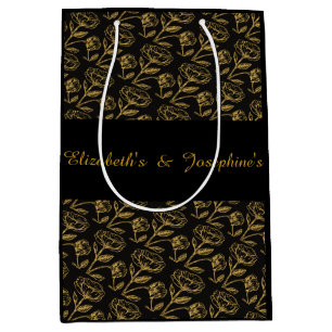 Sac Cadeau Moyen Soirée élégante de double anniversaire