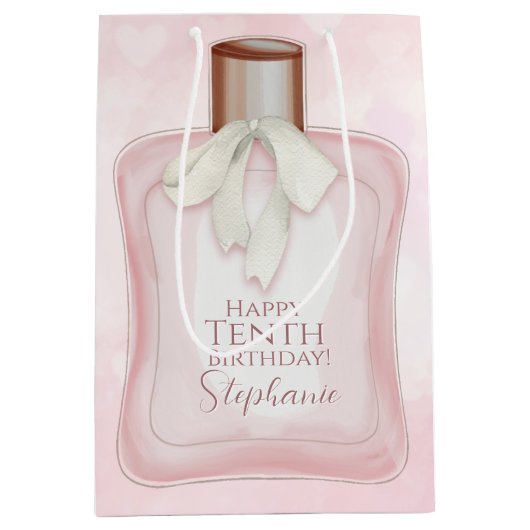 Sac Cadeau Moyen Soirée Parfum Glamour (Devant)