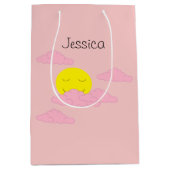 Sac Cadeau Moyen Soleil se levant à Hazy, Ciel rose II (Devant)