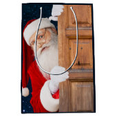 Sac Cadeau Moyen Son joyeux nom de Noël Père Noël (Devant)