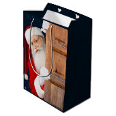 Sac Cadeau Moyen Son joyeux nom de Noël Père Noël (Dos Angle)