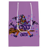 Sac Cadeau Moyen Sorcière de l'Halloween mignonne (Dos)