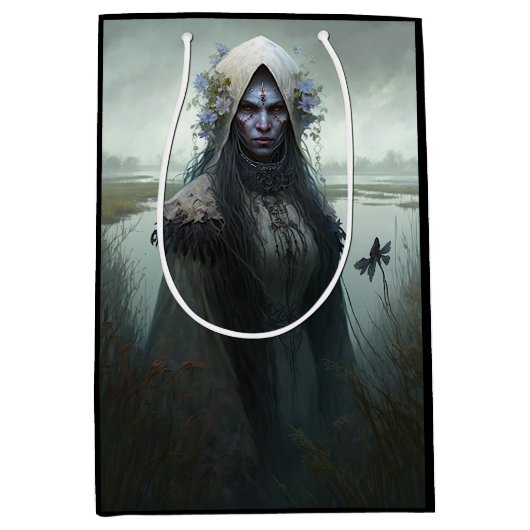 Sac Cadeau Moyen Sorcière - Liches et Ghouls (Devant)