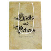 Sac Cadeau Moyen Sorts et Potions (Dos)