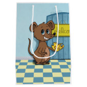 Sac Cadeau Moyen Souris Coeur Cheesy (Dos)