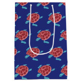 Sac Cadeau Moyen Sous les créatures de la mer (Dos)