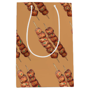 Sac Cadeau Moyen Souvlaki Viande Porc brochette Grèce Fast Food Grè