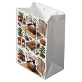 Sac Cadeau Moyen Spa party for Siamese Cat Lovers  (Devant Angle)