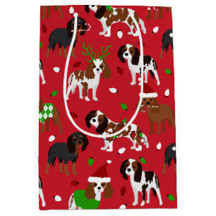Sac Cadeau Moyen Spaniel de Christmas