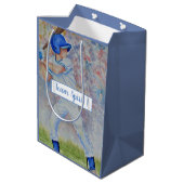 Sac Cadeau Moyen Sport favori du baseball (Dos Angle)